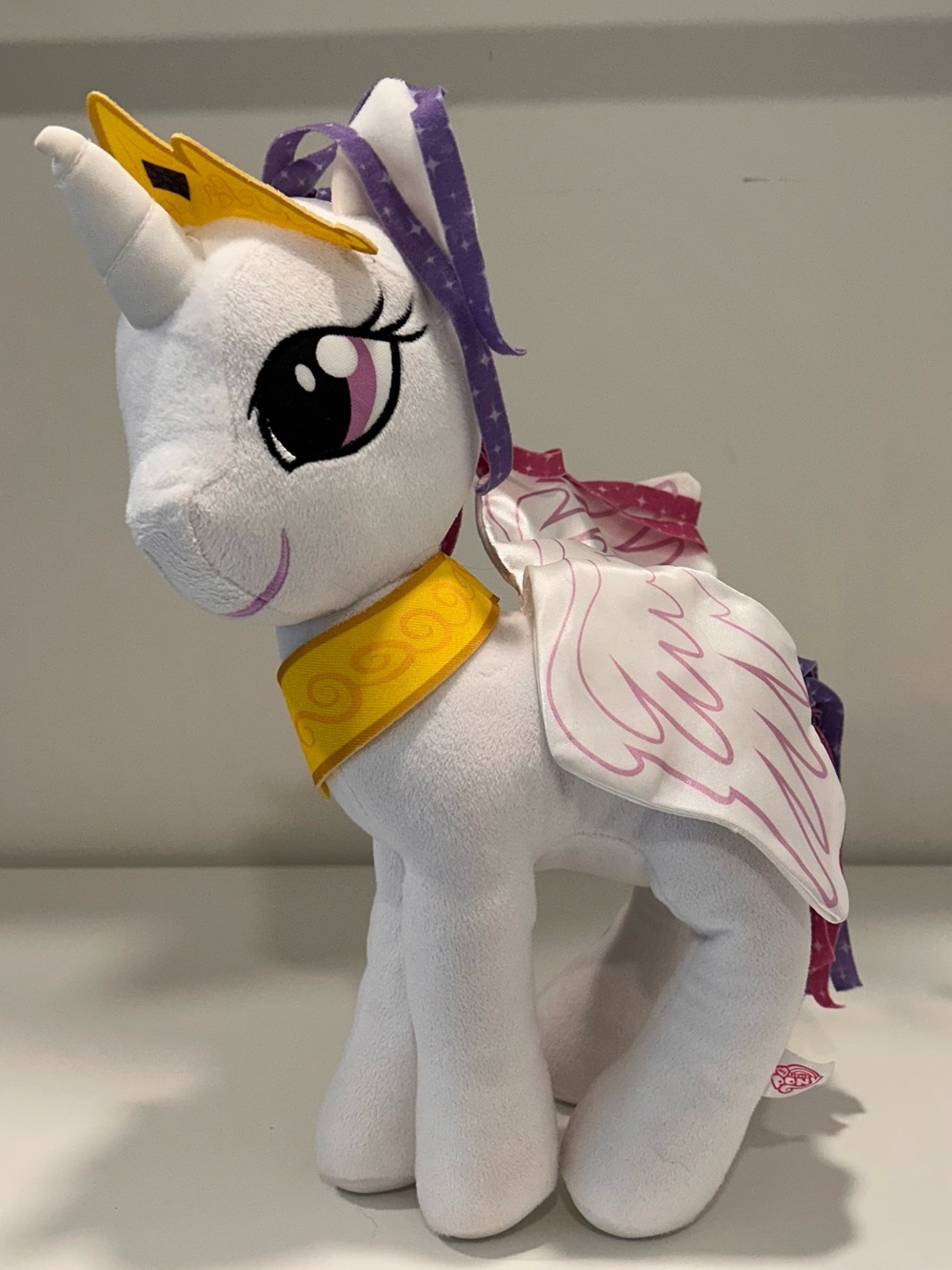 My Little Pony Princess Celestia Plush Fluttering Wings Hasbro MLP